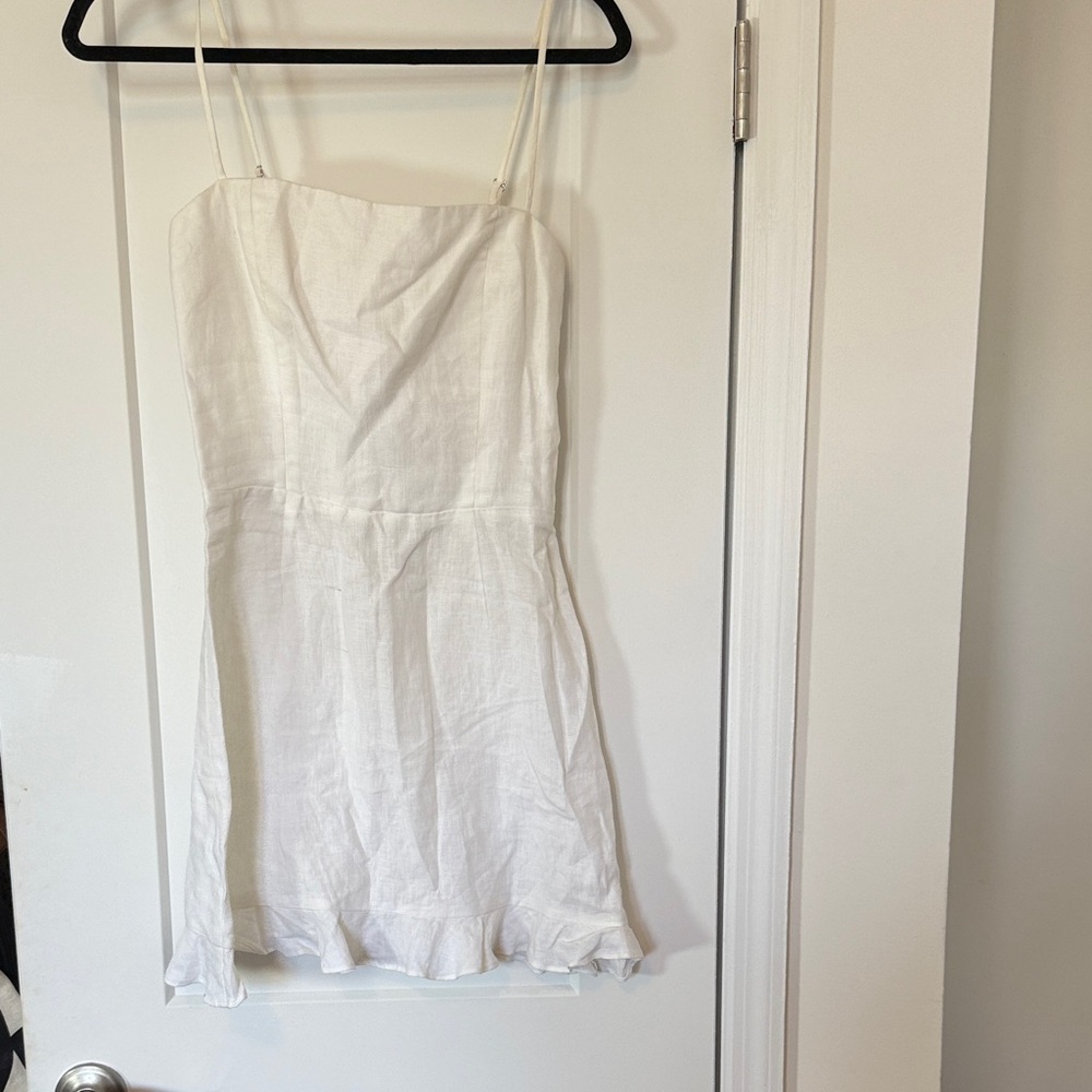 Reformation White Mini Dress